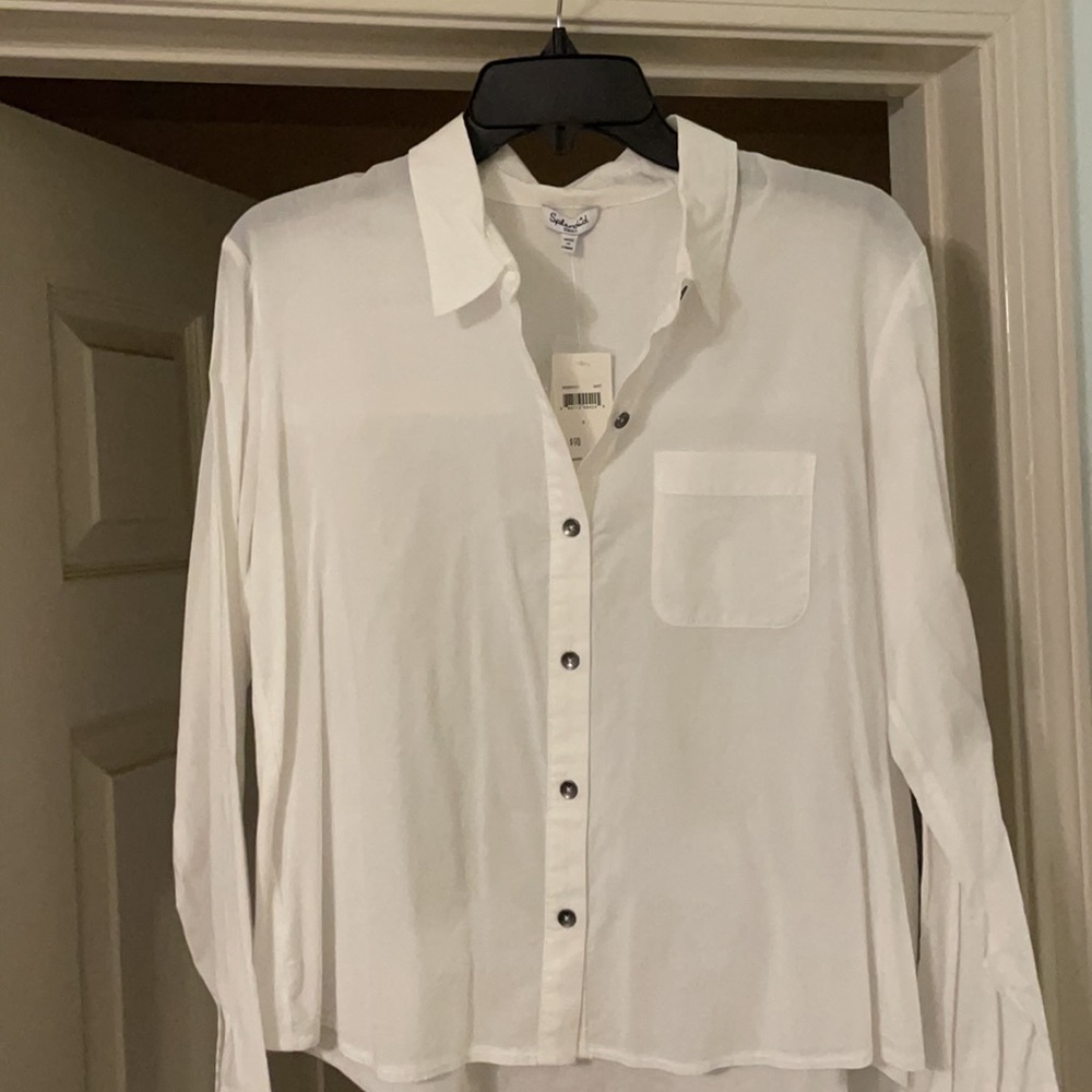 Splendid White Button Down - image 1